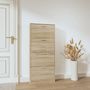 Voir la diapositive 3 : VIDAXL Armoire a chaussures Chene 59x17x150 cm Bois d'ingenierie