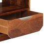 Voir la diapositive 4 : VIDAXL Table de chevet avec tiroir Bois massif 40x30x50 cm