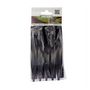 Voir la diapositive 4 : Nature Ancres pour bordure de jardin - PP, noir x10
