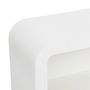 Voir la diapositive 2 : ATMOSPHERA Étagère 4 Niches Design  Soleya  85cm Blanc