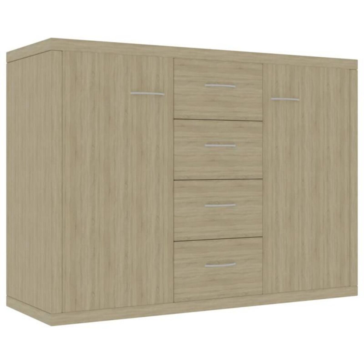 VIDAXL Buffet Chêne sonoma 88x30x65 cm Bois d ingénierie