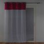 Voir la diapositive 4 : Paris Prix Rideau Voilage Phosphorescent  Moonlight  140x280cm Fuchsia