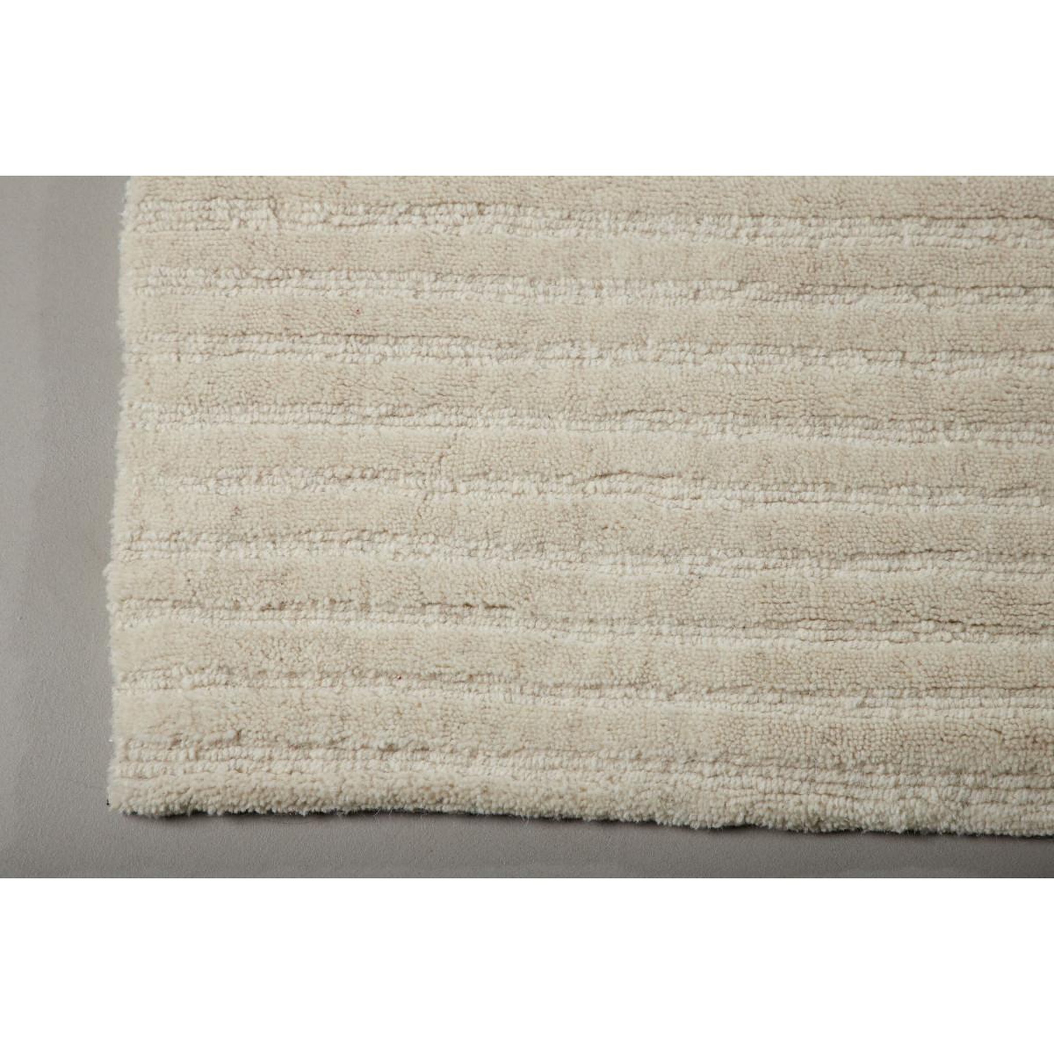 Voir la diapositive 5 : Paris Prix Tapis déco en laine  milton  202x300cm blanc