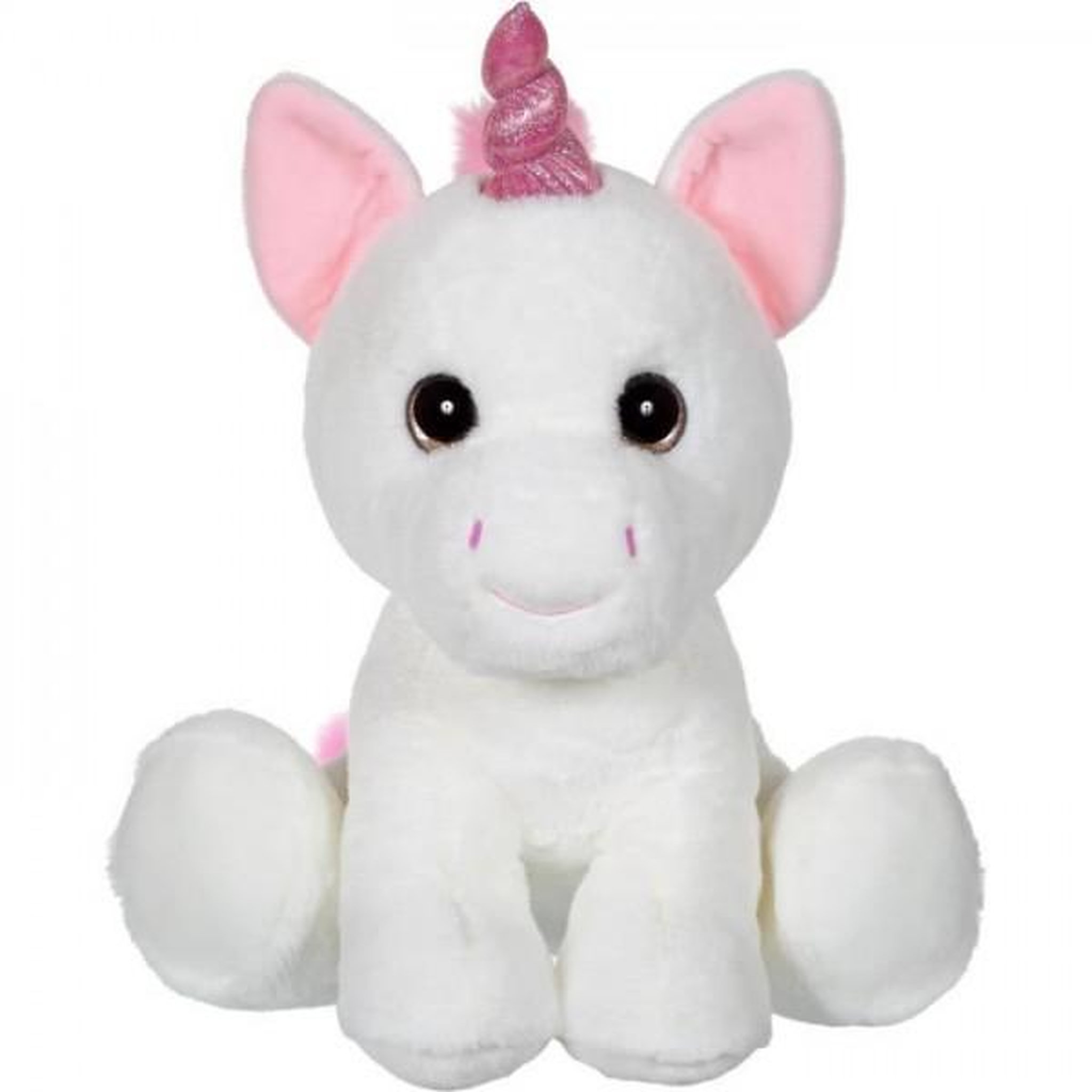 Gipsy Peluche Licorne GIPSY - Puppy Eyes Pets 40 cm - Blanc - Pour Enfant des la Naissance