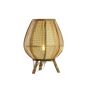 Voir la diapositive 6 : MARKET24 Lampe de bureau DKD Home Decor Marron Rotin 50 W (29 x 29 x 40 cm)