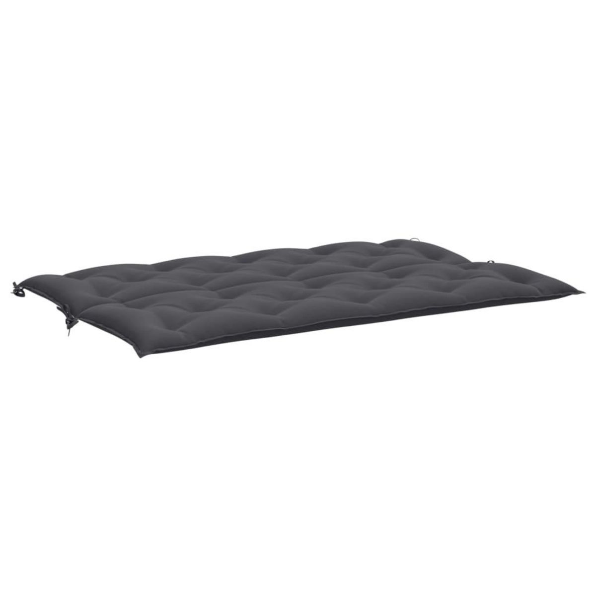 VIDAXL Coussin de banc de jardin anthracite tissu oxford