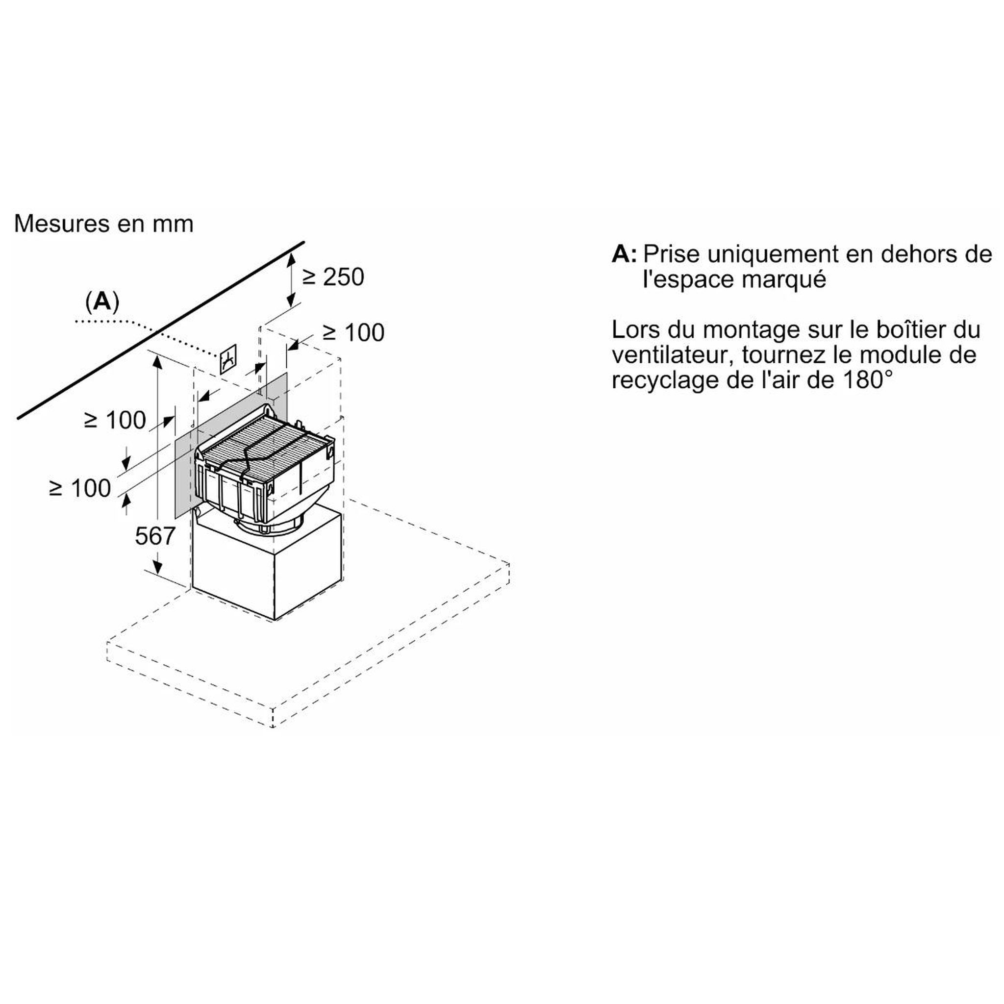 Voir la diapositive 3 : BOSCH Module de recyclage cleanair plus - dwz1cx1i6