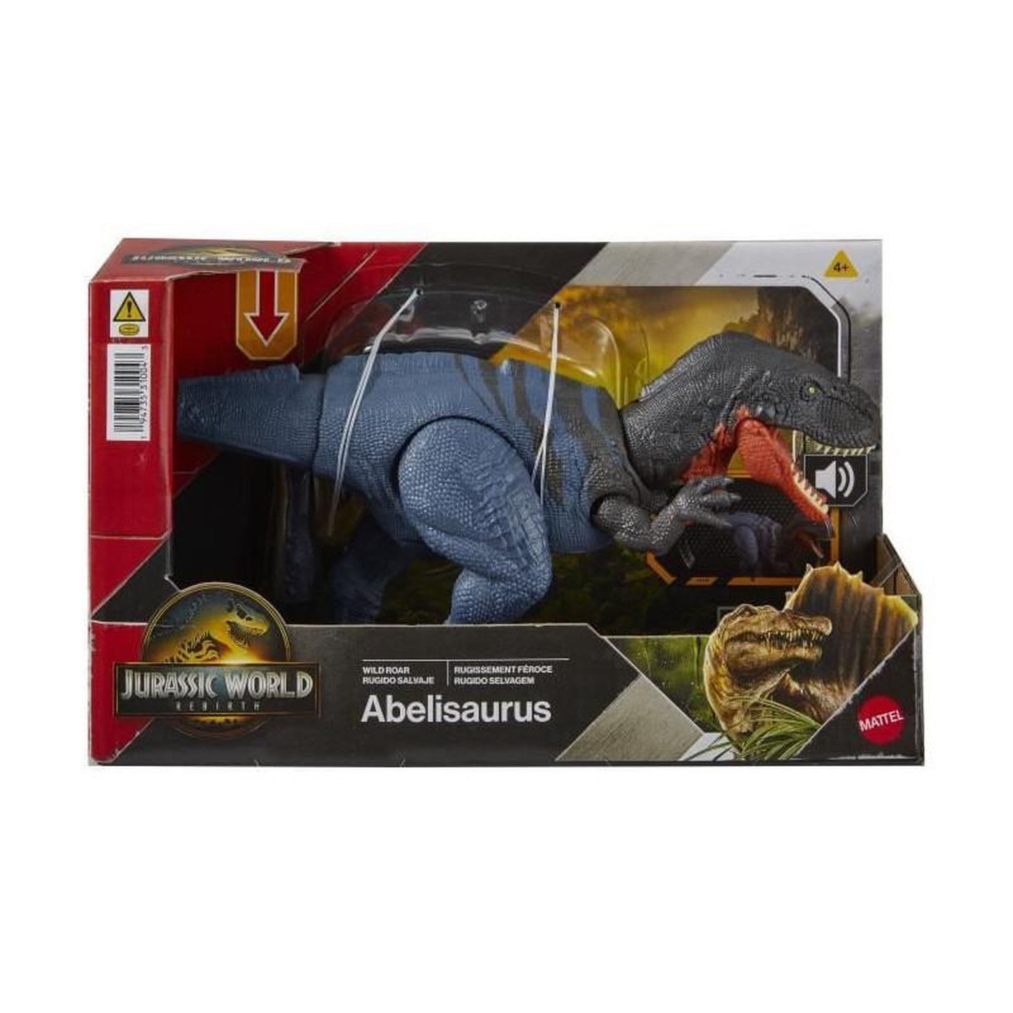 Voir la diapositive 5 : JURASSIC Jurassic World - Renaissance - Figurine articulée Abelisaurus - Jurassic World - JGB91
