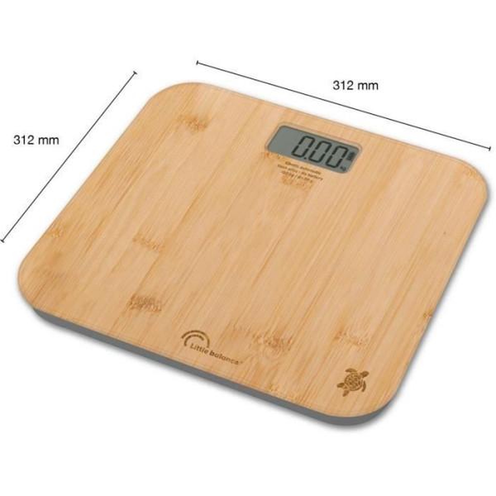 Voir la diapositive 5 : LITTLE BALANCE Pèse-personne électronique 150kg/50g bois - 8855