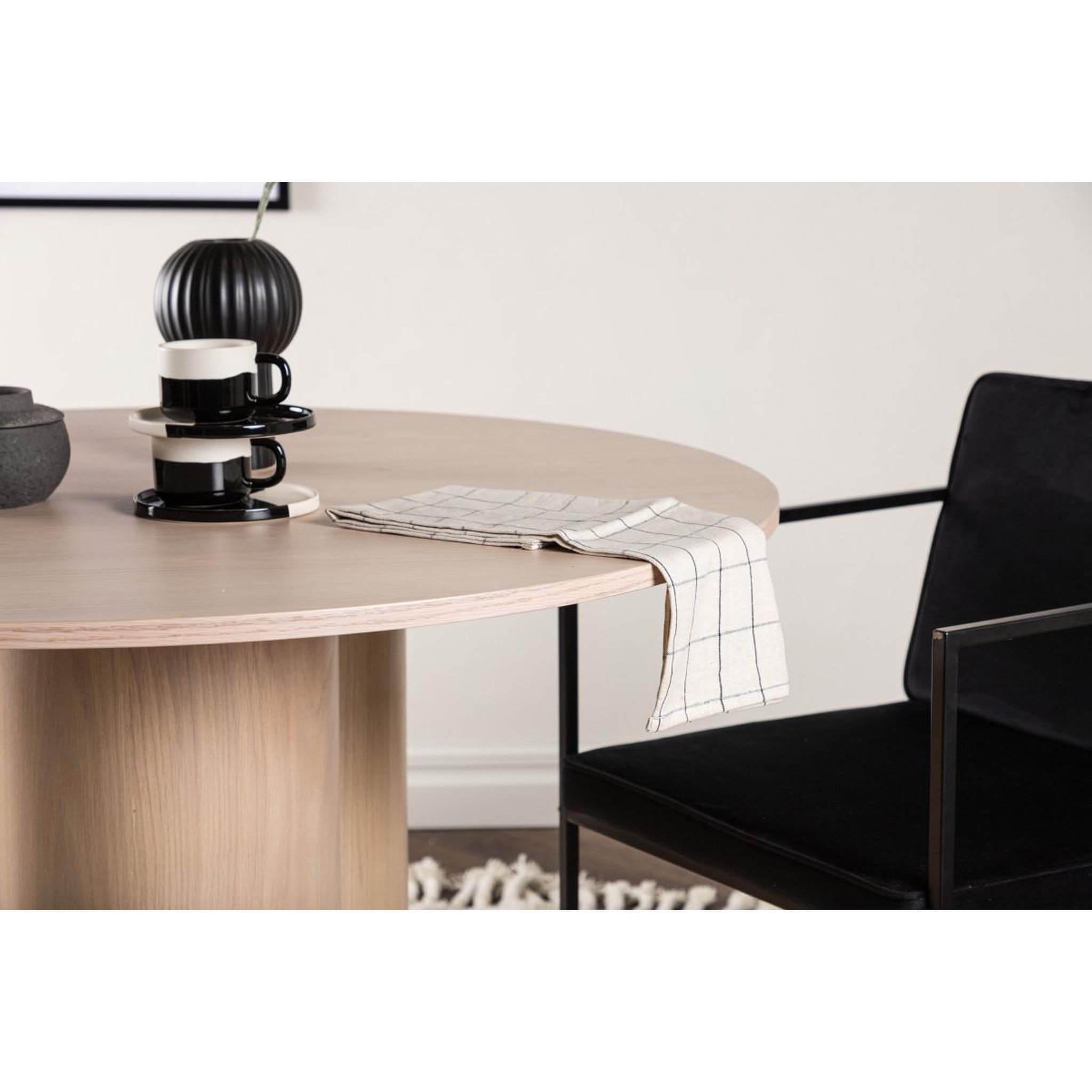 Voir la diapositive 4 : Paris Prix Table à manger ronde  olivia  110cm naturel