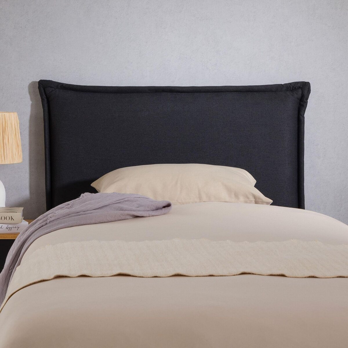 IDIMEX Tête de lit NERINA 90 sur pieds, en tissu