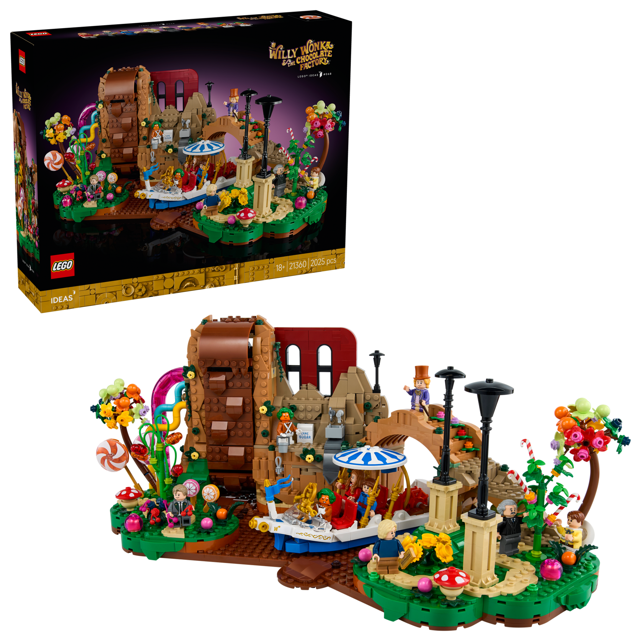 Voir la diapositive 2 : LEGO Lego ideas 21360 willy wonka et la chocolaterie  dès 18 ans