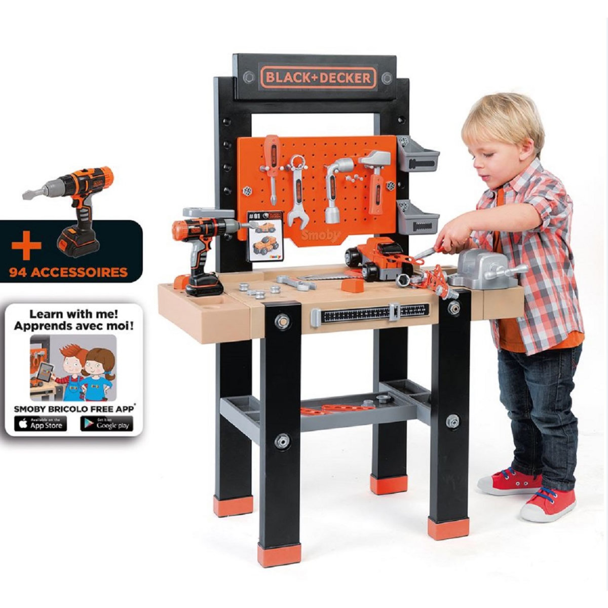 SMOBY Etabli Black & Decker Bricolo Center