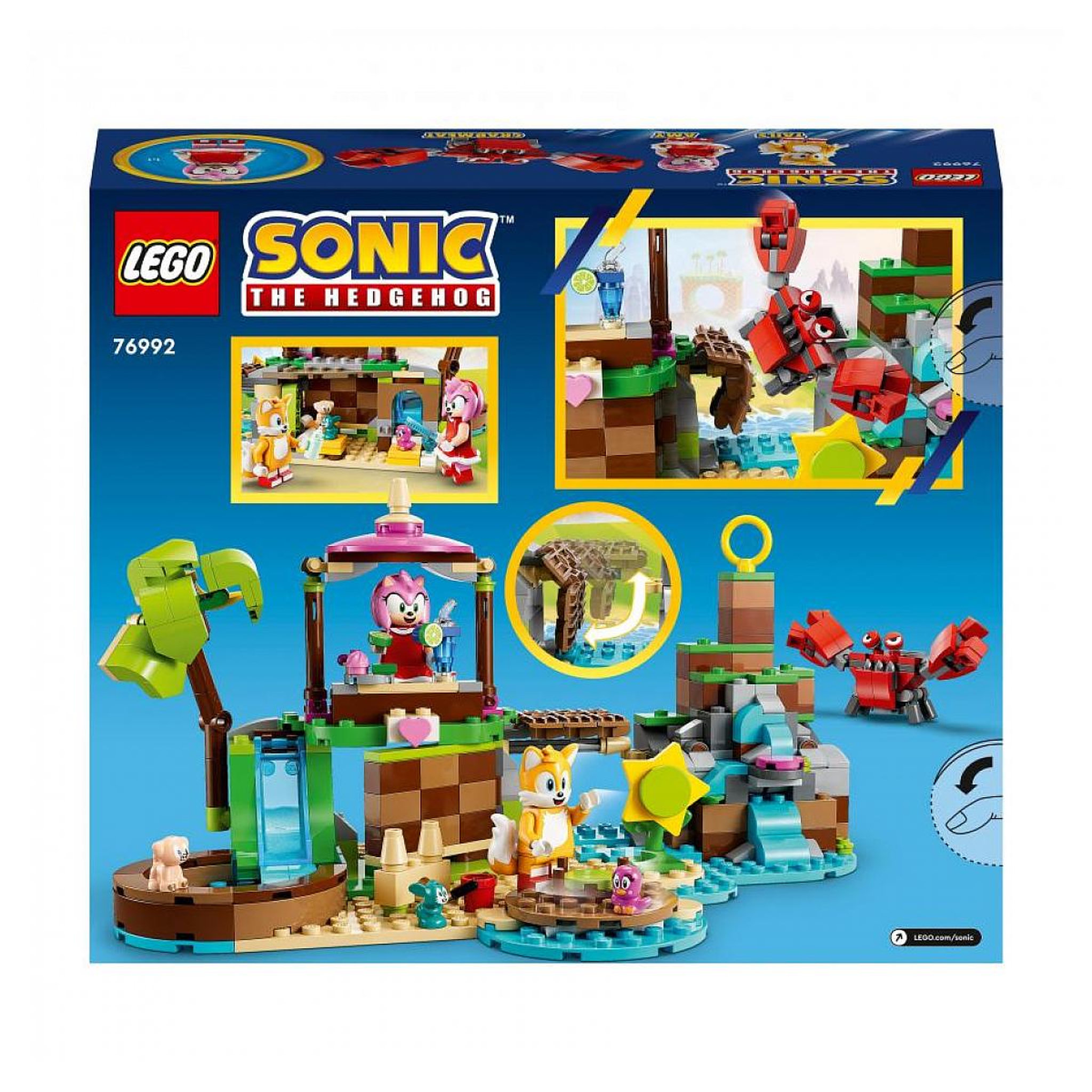 Voir la diapositive 2 : LEGO 76992 L ile de sauvetage des animaux d Amy ®