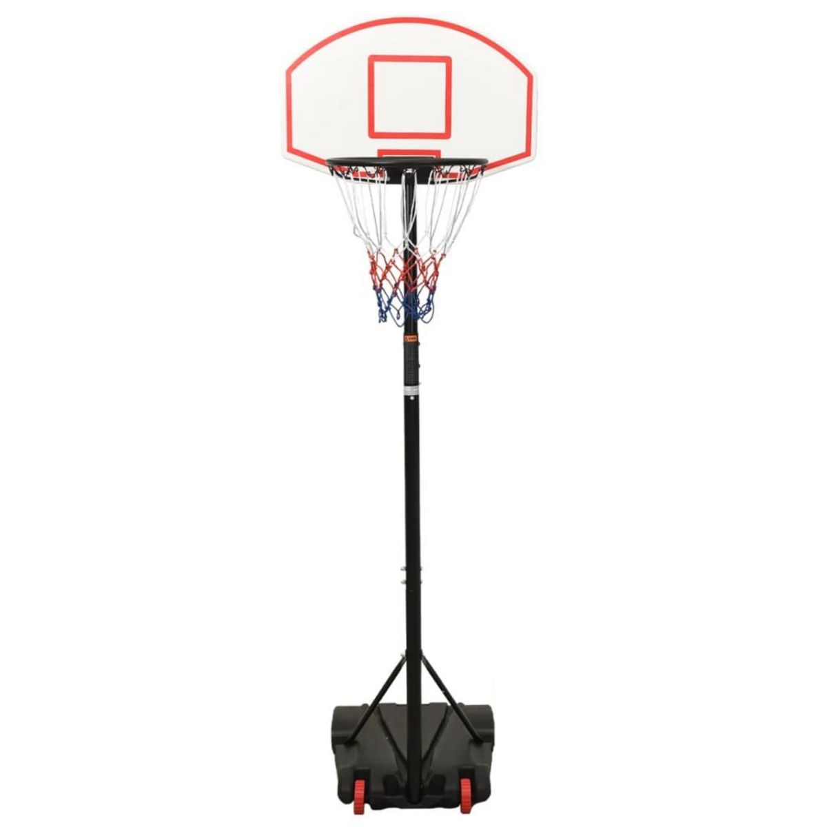 VIDAXL Support de basket-ball Blanc 216-250 cm Polyethylene