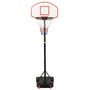 Voir la diapositive 2 : VIDAXL Support de basket-ball Blanc 216-250 cm Polyethylene
