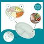 Voir la diapositive 8 : BABYMOOV Kit repas en silicone vert GROW'ISY