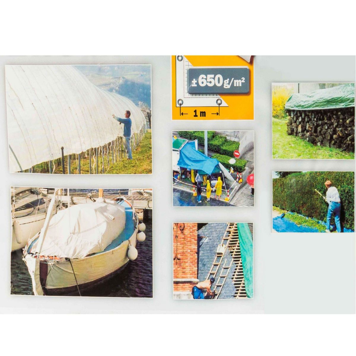 RIBITECH RIBILAND Bâches blanches PVC 650 g/m2