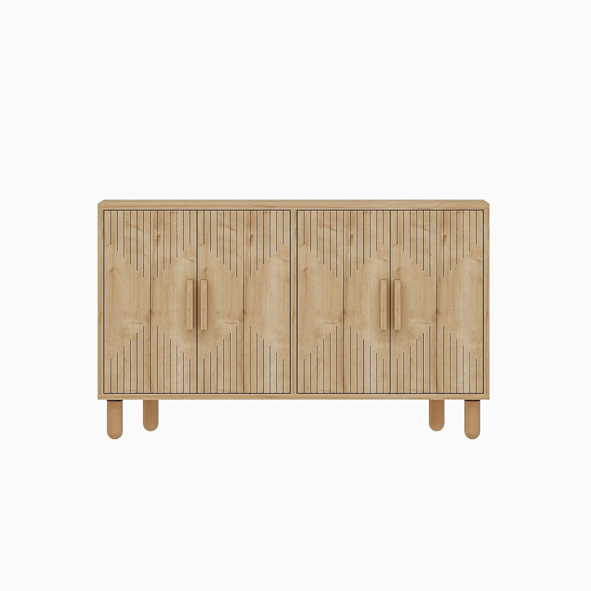 Habitat et Jardin Buffet en bois  Roger  - 120 x 29 x 73 cm - Chêne Saphir