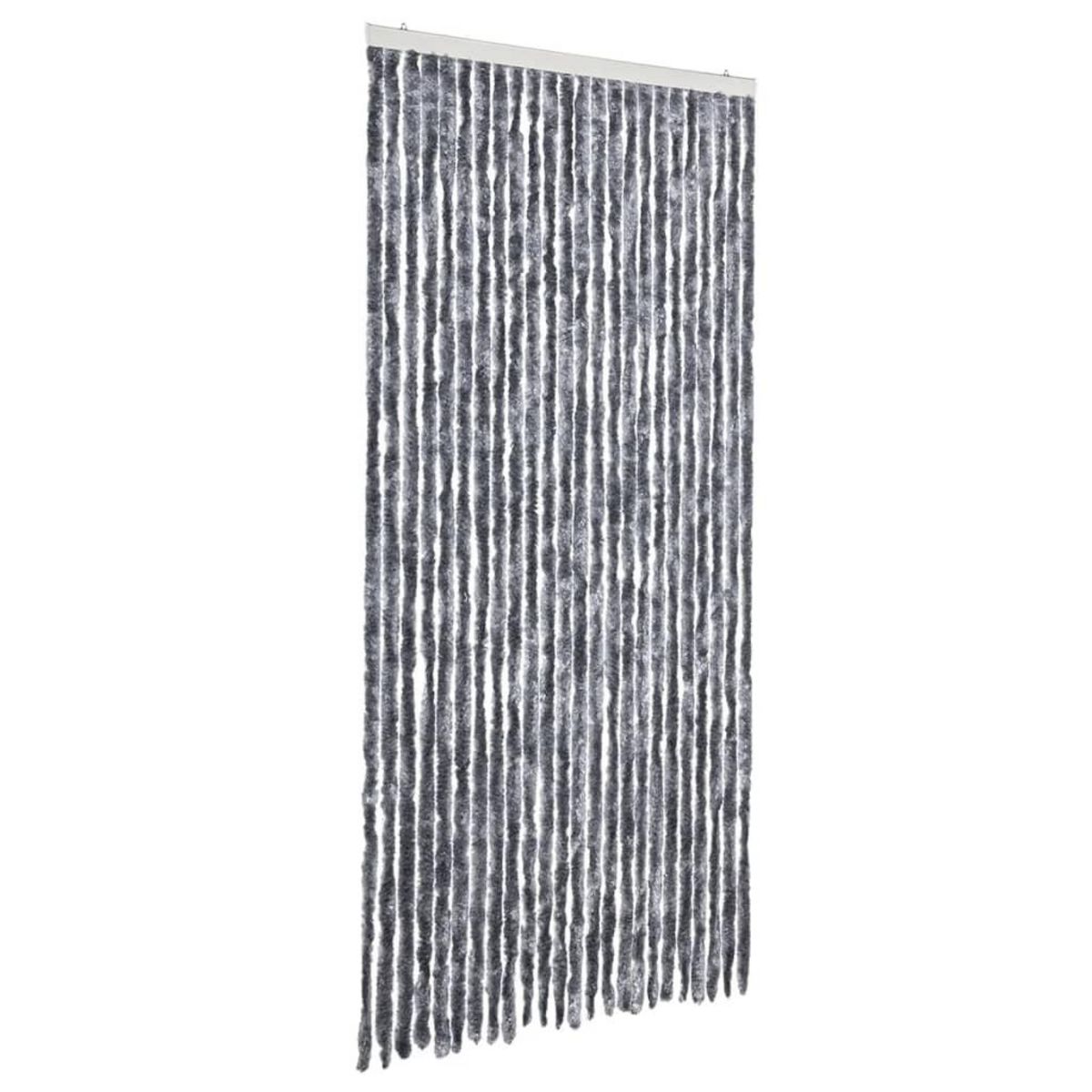 VIDAXL Moustiquaire Argente 100x220 cm Chenille
