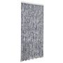 Voir la diapositive 2 : VIDAXL Moustiquaire Argente 100x220 cm Chenille