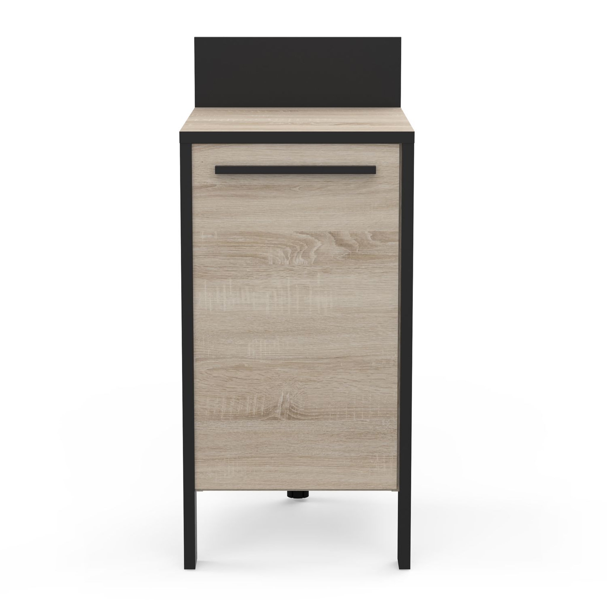 Voir la diapositive 1 : Meuble de cuisine bas 1 porte style industriel L44cm BRICKHOUSE