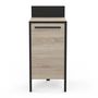 Voir la diapositive 1 : Meuble de cuisine bas 1 porte style industriel L44cm BRICKHOUSE