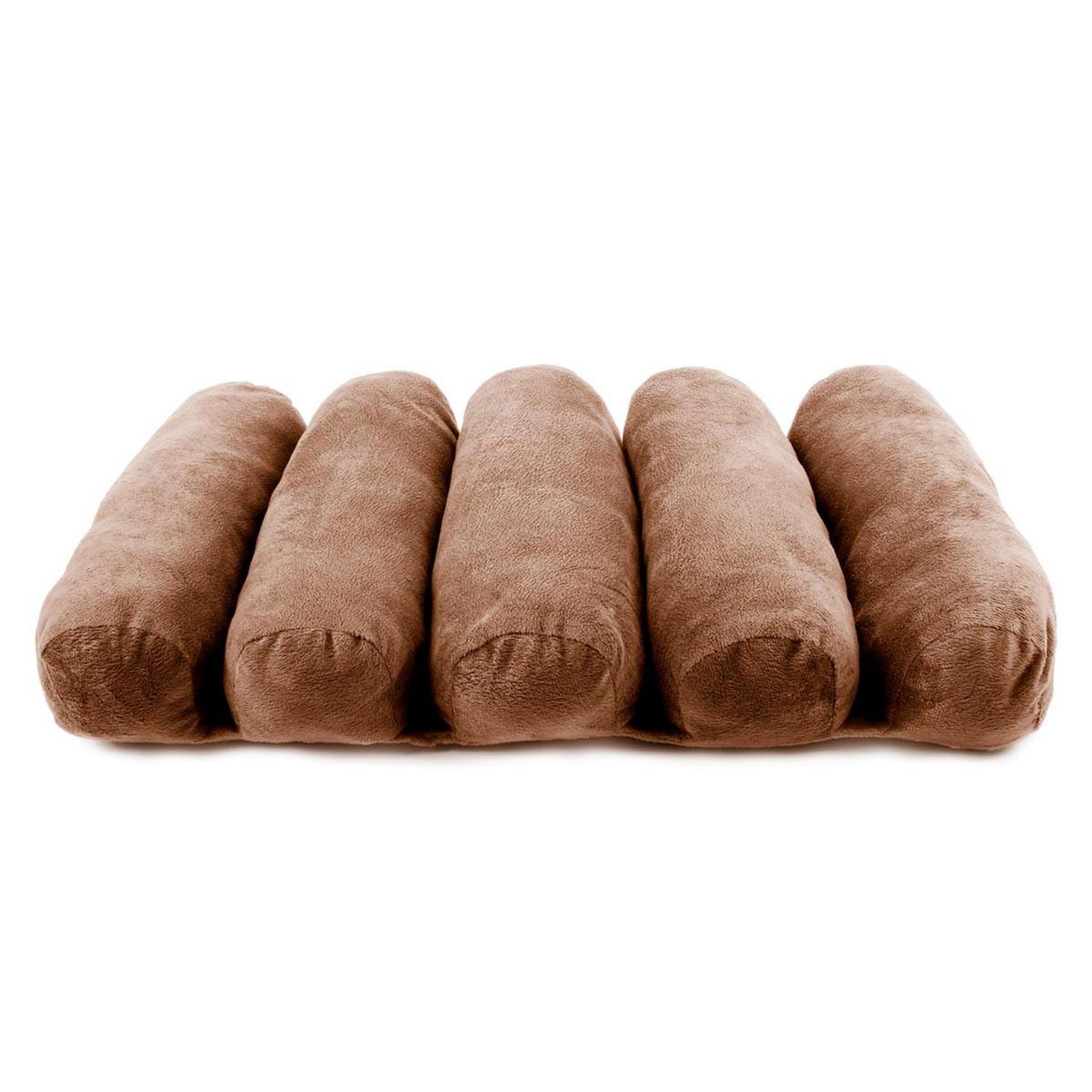 SENSLY Coussin de relaxation  multi-positions  53cm marron