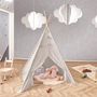 Voir la diapositive 4 : Paris Prix Tipi Enfant Déco  Rêves  160cm Gris