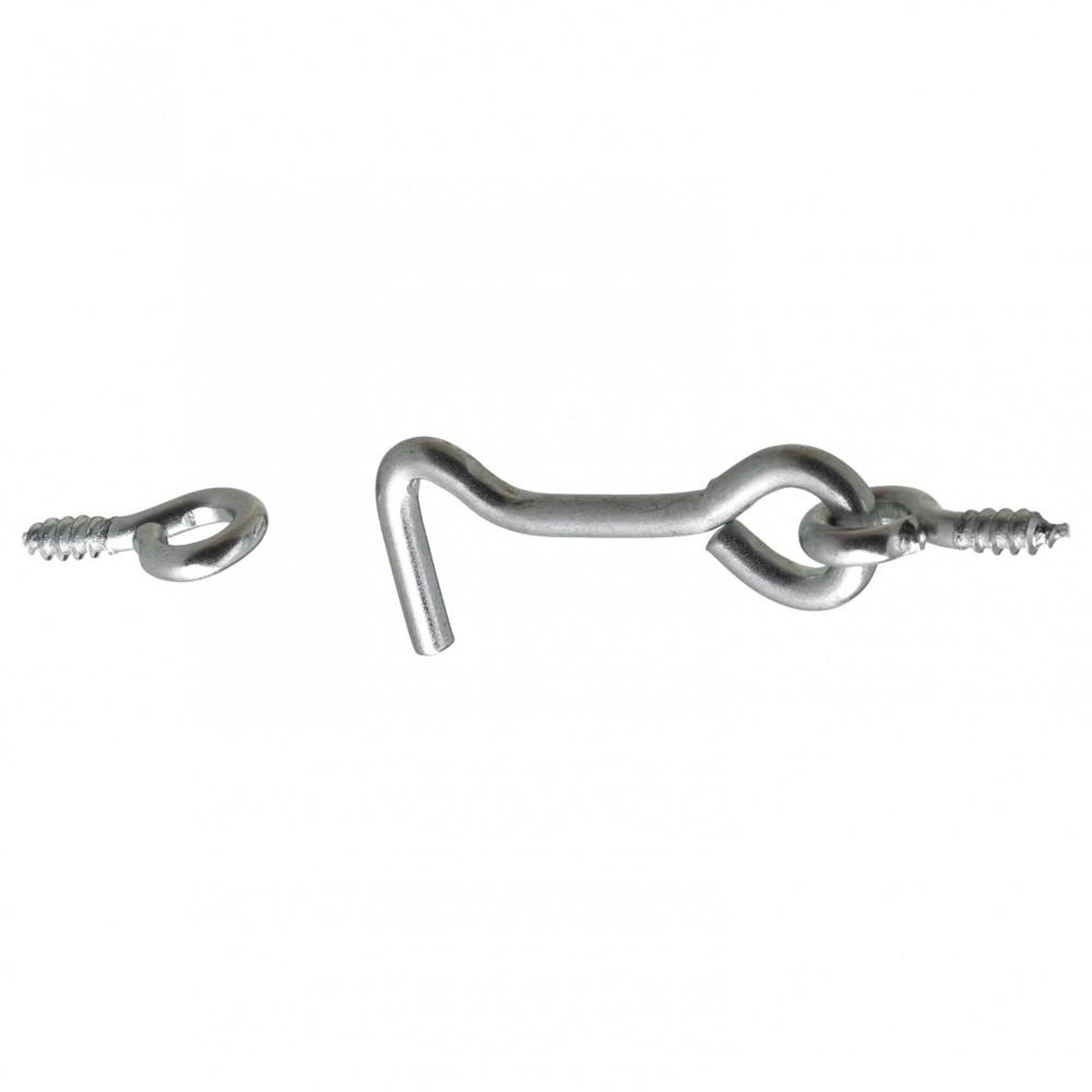 CENTRALE BRICO Lot de 4 crochets de contrevent acier HETTICH, L.37 x l.16 mm