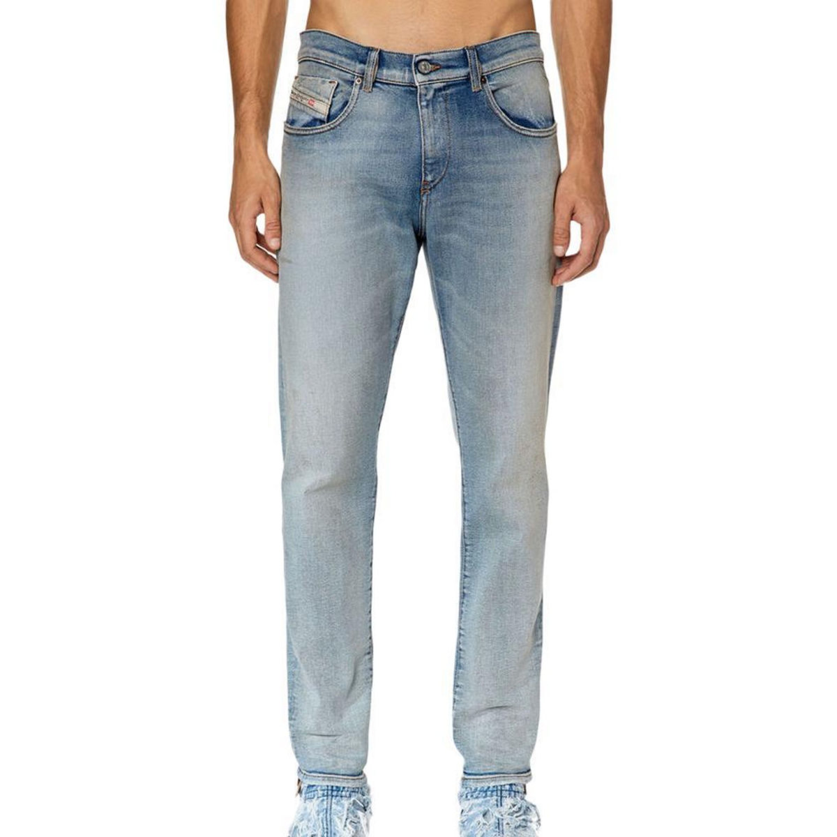 DIESEL Jean Slim  Clair Délavé Homme Diesel 2019 D strukt   W27