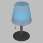 Voir la diapositive 6 : ATMOSPHERA Lampe extérieure Zach - Hauteur 30 cm - Gris foncé