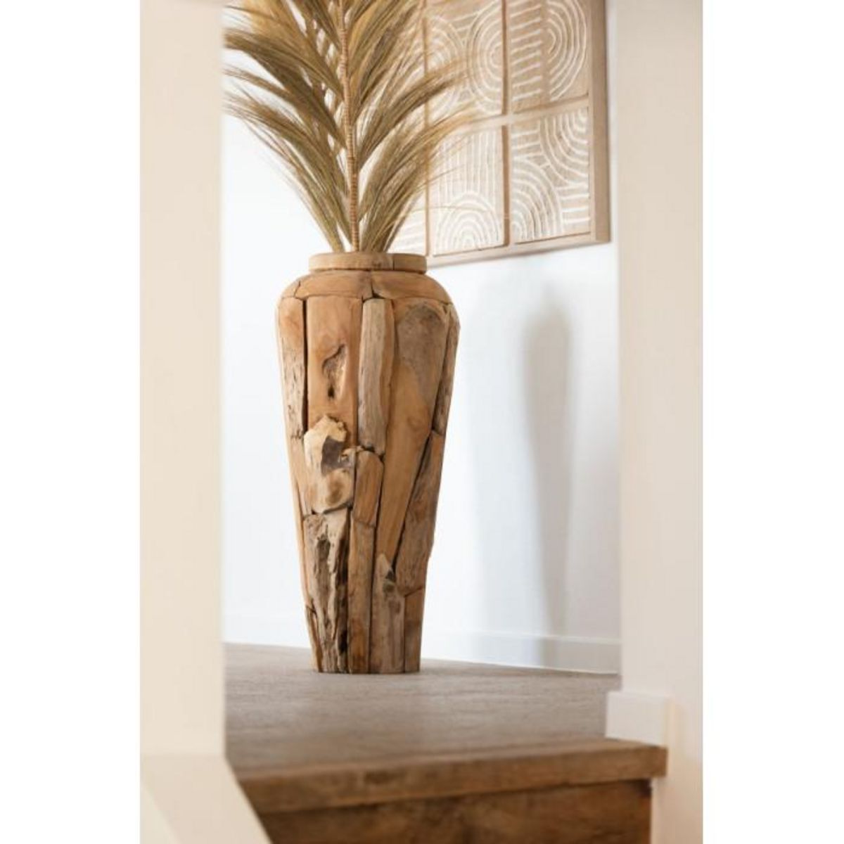 Paris Prix Vase Déco en Teck  Scot  113cm Naturel