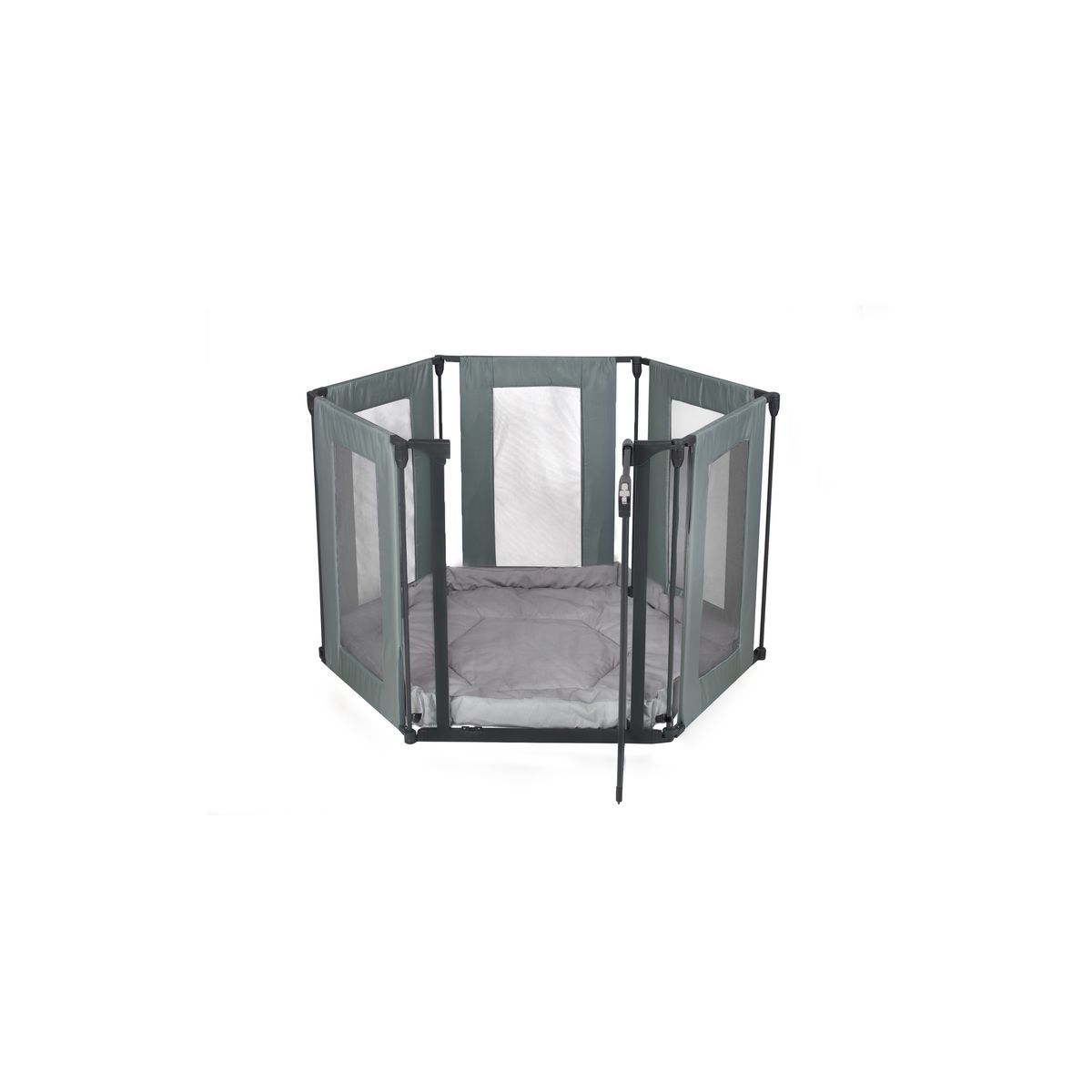 BANINNI Barrière de sécurité & parc Renzo Gris - 4-In-1