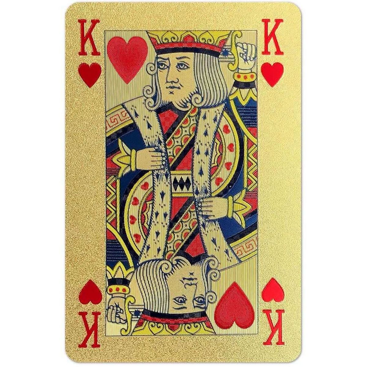  WINNING MOVES Jeu de 54 cartes Or