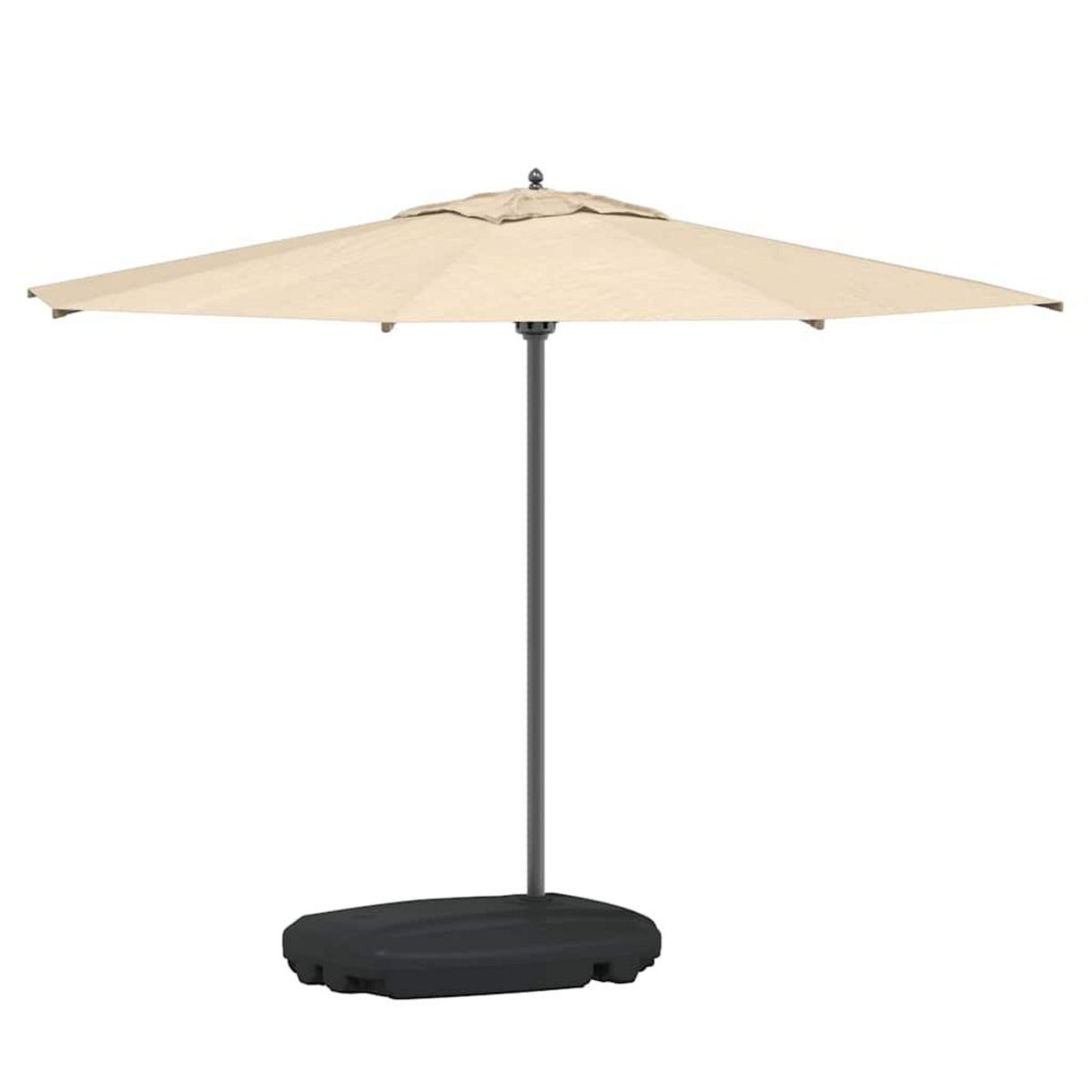 VIDAXL Porte-parasol d'exterieur Noir
