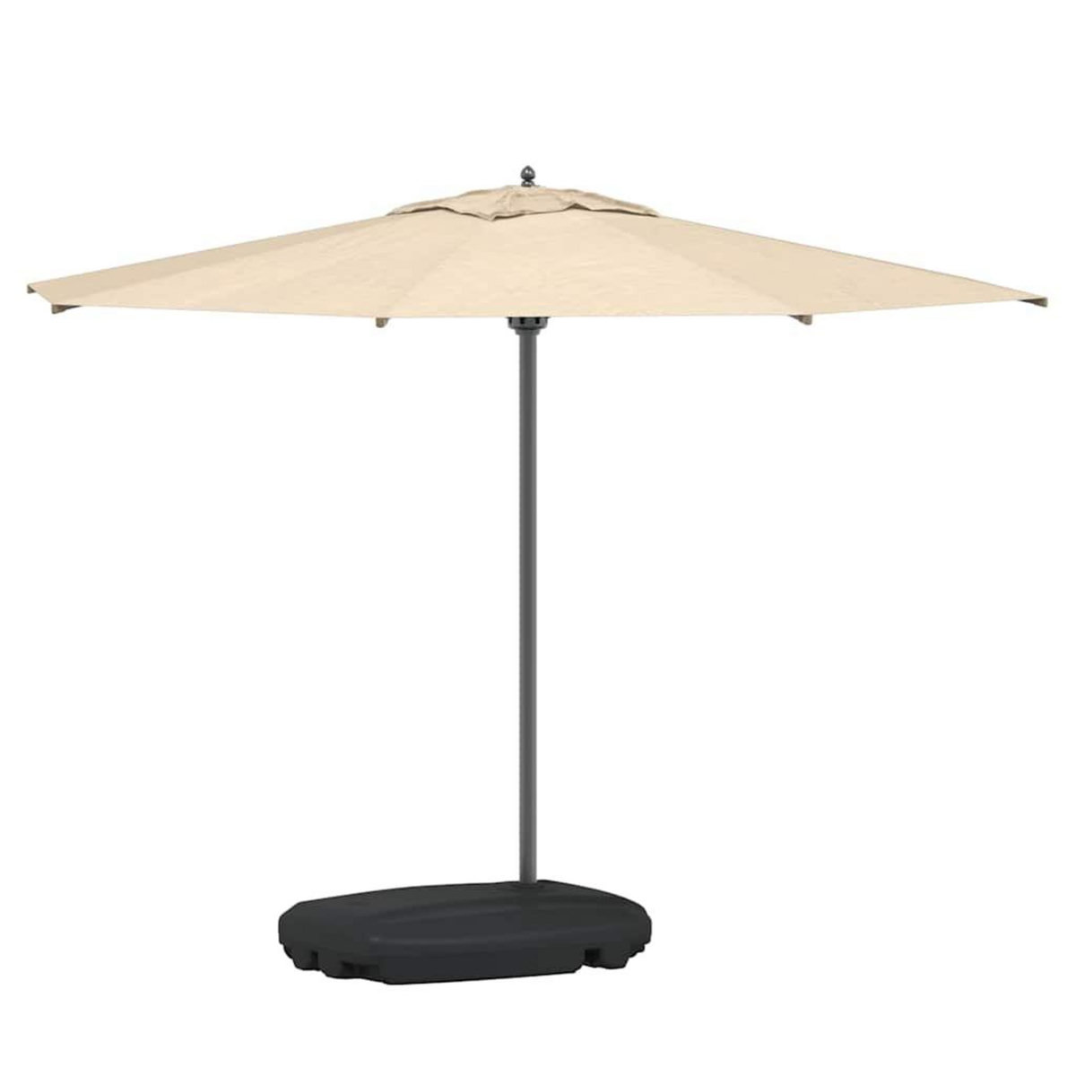 VIDAXL Porte-parasol d'exterieur Noir
