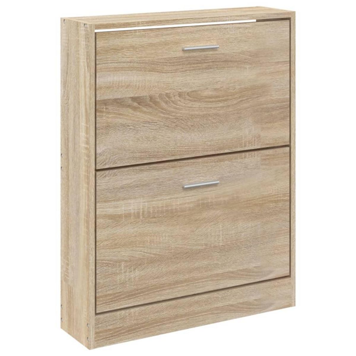 VIDAXL Armoire a chaussures Chene 59x17x81 cm Bois d'ingenierie