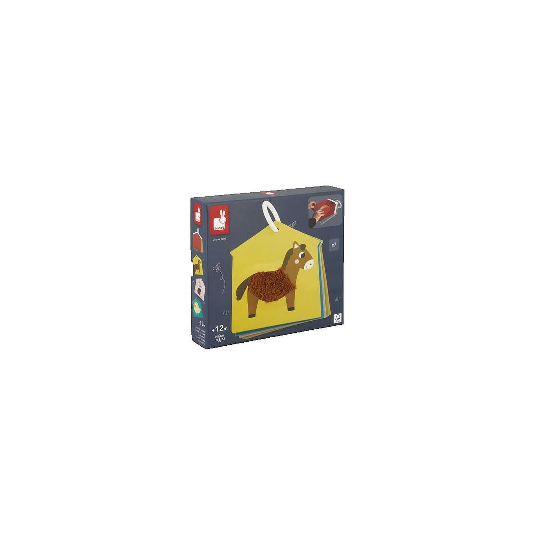 JANOD Cartes Tactiles Janod avec textures variées