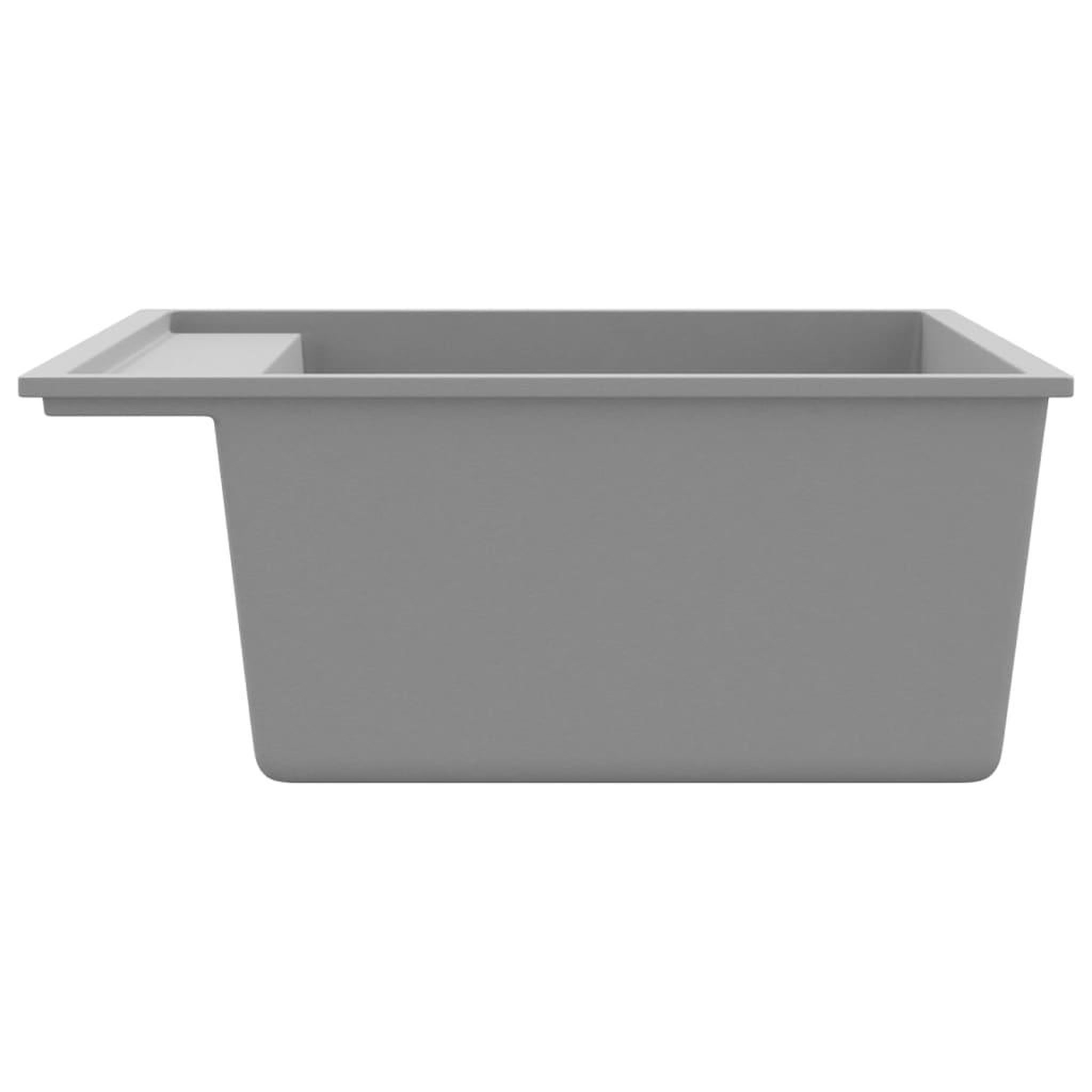 Voir la diapositive 5 : VIDAXL Evier de cuisine avec trou de trop-plein Gris Granit