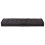 Voir la diapositive 3 : VIDAXL Coussin de plancher de palette Coton 120x40x7 cm Noir