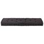 Voir la diapositive 3 : VIDAXL Coussin de plancher de palette Coton 120x40x7 cm Noir