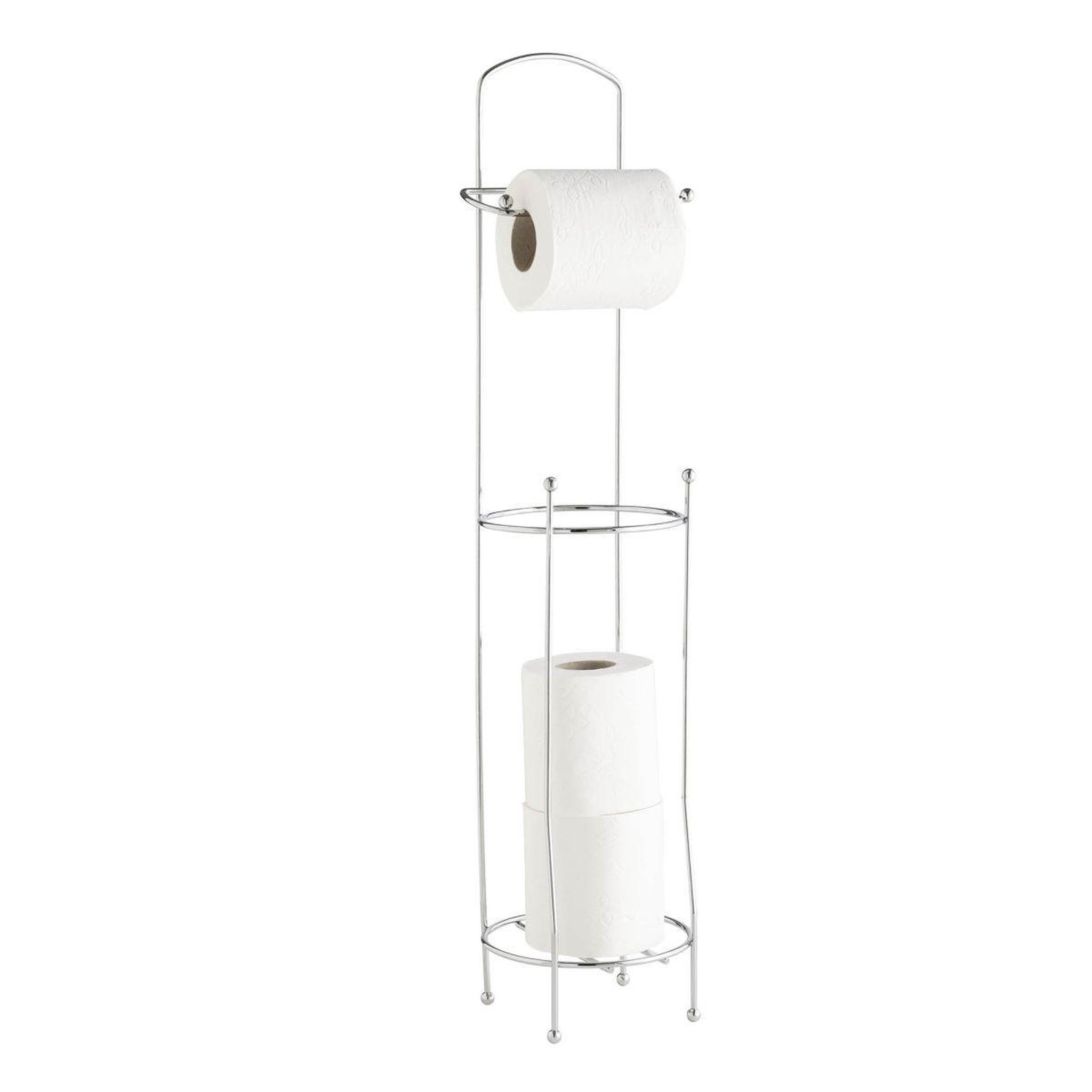 Voir la diapositive 2 : Douceur d'Intérieur Dérouleur papier wc avec réserve  filano  65cm chrome