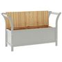 Voir la diapositive 4 : VIDAXL Banc Gris 107x45x75,5 cm Bois de sapin solide