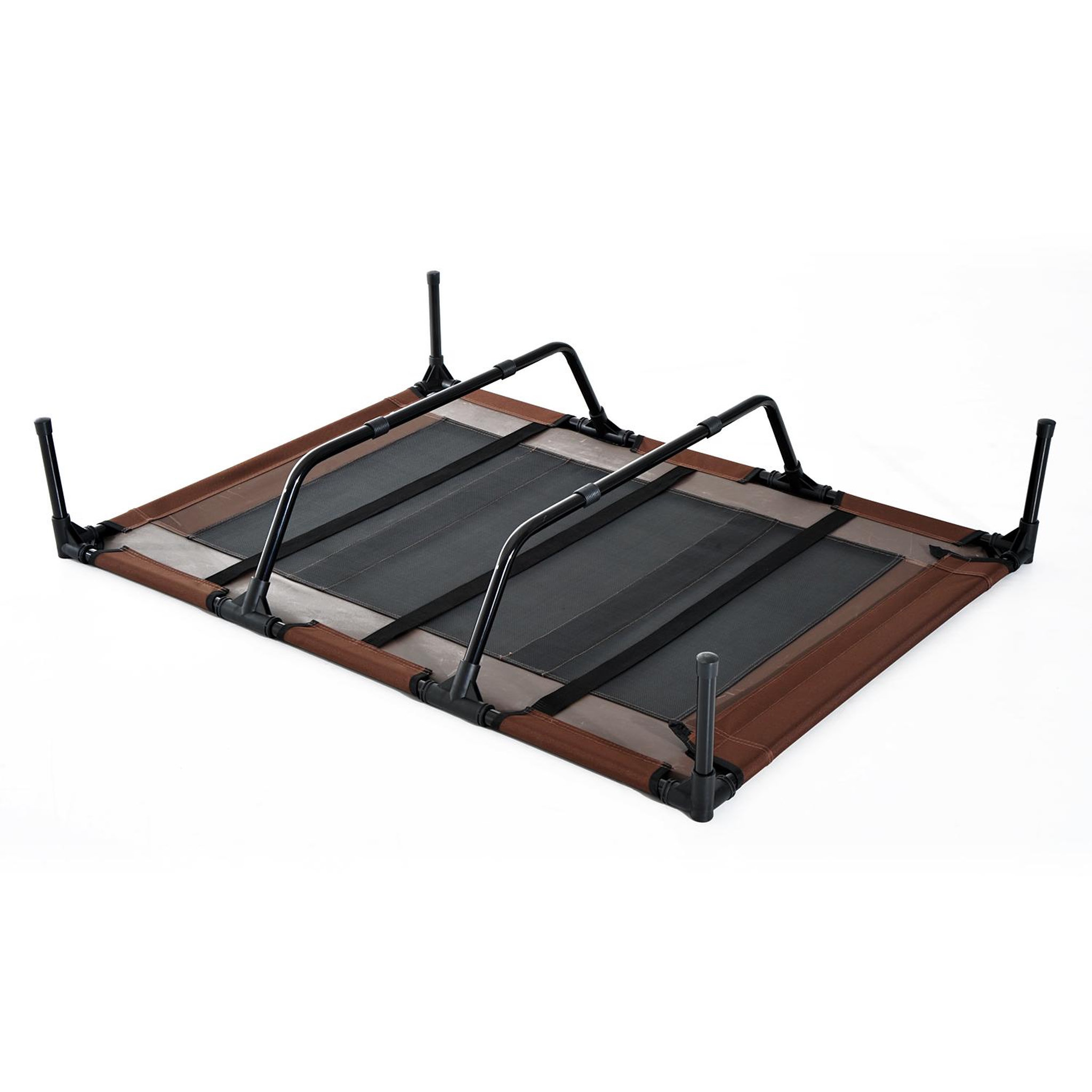 Voir la diapositive 5 : PAWHUT Lit sur pieds xxl pour chien chat lit de camp animal lit surélevé oxford textilène micro-perforé dim. 122l x 92l x 23h cm marron clair