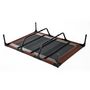 Voir la diapositive 4 : PAWHUT Lit sur pieds XXL pour chien chat lit de camp animal lit surélevé Oxford textilène micro-perforé dim. 122L x 92l x 23H cm marron clair