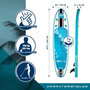 Voir la diapositive 3 : ROHE Stand Up Paddle Gonflable OOTA ROHE - 10'6'' (320cm) 30'' (76cm) 6'' (15cm) avec Pompe, Pagaie, Leash et Sac de transport