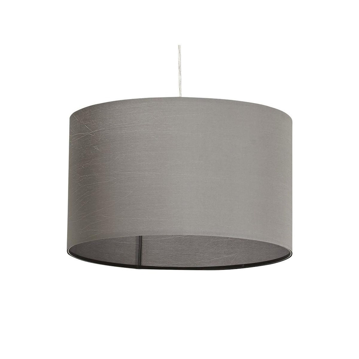 Paris Prix Lampe Suspension avec Abat-Jour  Fidelio  50cm Gris