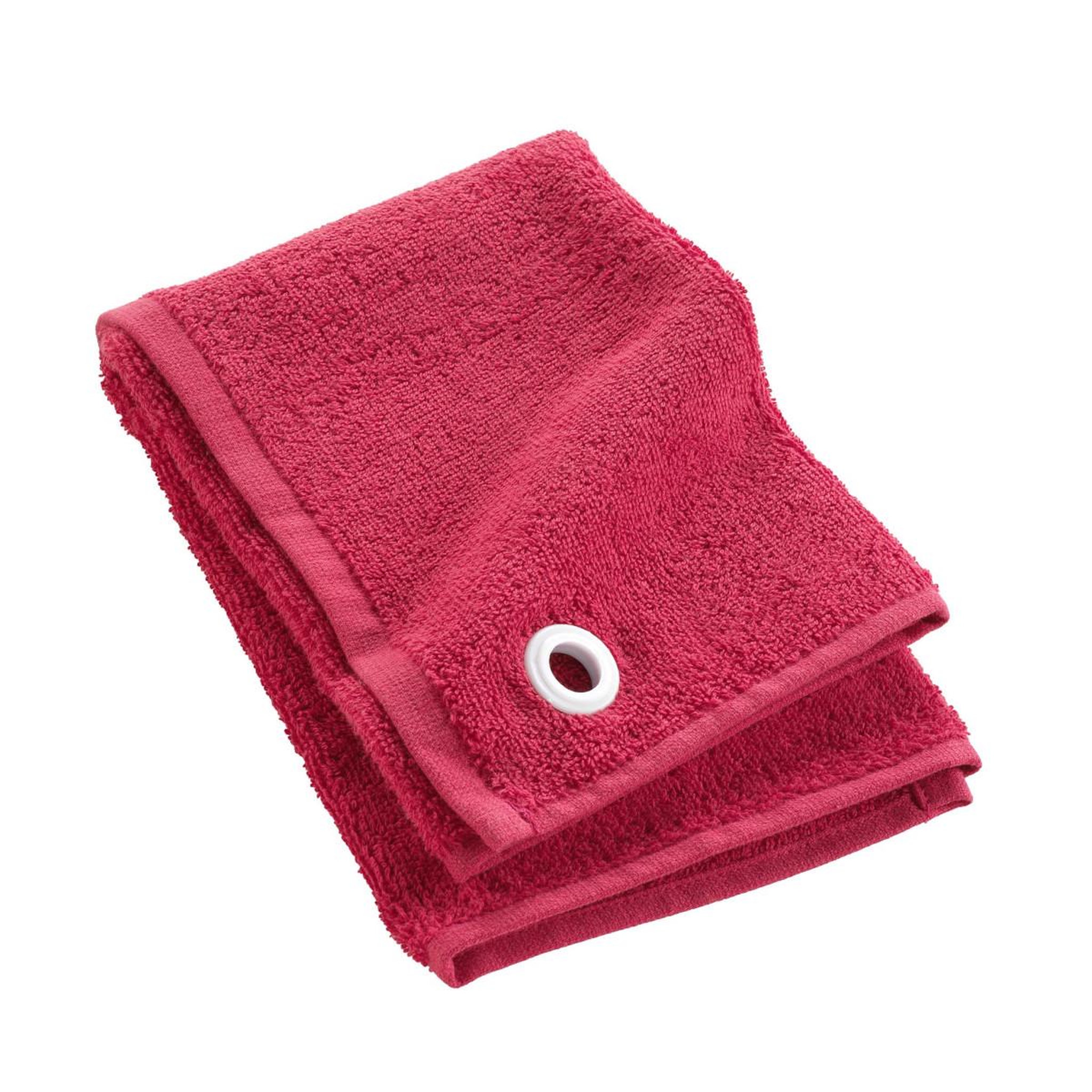 Douceur d'Intérieur Essuie main en éponge  cuistot  50x50cm rouge