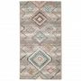 Voir la diapositive 2 : VIDAXL Tapis ARBIZU interieur exterieur design vintage 80x150 cm
